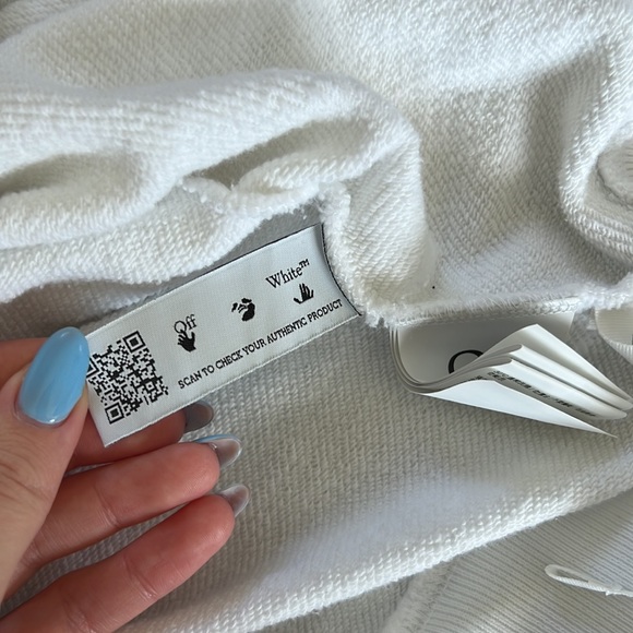 Off white hoodie white and purple - Picture 5 of 8